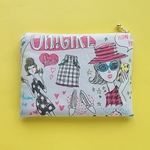 OH! GIRL ⑥ ＊ぺたんこ フラットポーチ   