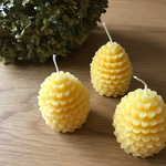 【2個セット】蜜蝋  Pinecone candle