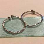 【再販】シンプルなシルバーリング 2本セット