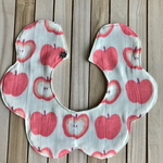 花びら*まんまる万能＊ガーゼタオルスタイ【新作】りんご柄