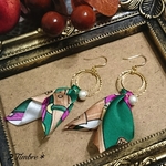 秋色＊スカーフピアス