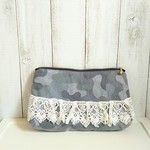 【sale】カモフラ柄のポーチ＊スクウェア 2