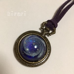 宇宙モチーフ レジン ペンダント