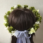 花かんむり ウェディング 花冠