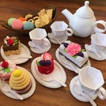 フェルトのティーセット☆型紙＆レシピ