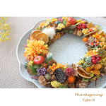 ＜Order＞送料無料＊Thanksgiving Wreath B 40