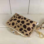 がま口Wキーケース＊animal beige＊