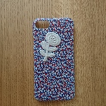 *受注製作*ミナペルホネン*ボヌール×pepper＊レッド*mina perhonen*iPhoneケース*iPhoneカバー*スマホケース*スマホカバー