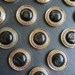 【4個】 レトロ ヴィンテージ 風 カボション 26mm