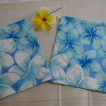 🌸セール20％Off🌸♡巾着2枚(サイズ違い)セット♡(淡いブルー系)