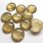 10個 樹脂デコパーツ 22mm ゴールド