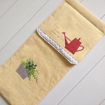 ガーデニング刺繍のトイレットペーパーホルダーカバー     