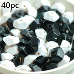 アクリル フラットイレギュラーカット　40個　スペーサー アクリルビーズ