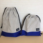 受注製作！再販☆巾着2点セット🎵 シンプル！ 体操服入れ&上靴入れなど  入園 入学セット