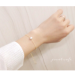 再販＊一粒パールブレスレット