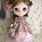 なつさまオーダー専用 「アンチークピンクのドレスセット」