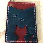☆予約品☆ICカードケース（ネコ柄）