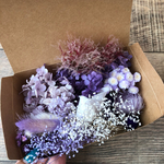 プリザーブドフラワー 贅沢な小分け販売 アソート パープル系
