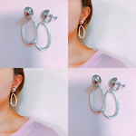 ♡No.114♡シルバー オーバルリング ピアス イヤリング
