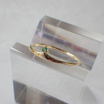 K18YG　王冠エメラルドリング