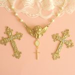 ♡Vintage天使のコットンパールネックレス♡ 