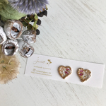 mini gold heart(pink)