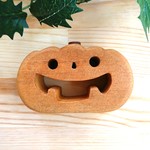 ハロウィン　木のかぼちゃ    少々ヨゴレあり