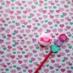【NEW】コート紙90☆ランダム love heart ラッピングペーパー