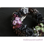 ＜Order＞Halloween Wreath 40　キャンドルリースSet　