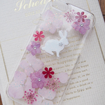 iphone6 (5/5s・5c・4/4s)　押し花ケース【#191】