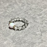 京都オパール ホワイト指輪