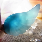 ◆SAラリマー◆幸せな美しい羽◆抜群の神秘透明◆L44◆海色の空へ羽ばたく◆トップクオリティ◆ 