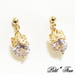 おめかしリボンピアス【ｱﾚﾙｷﾞｰ・ｲﾔﾘﾝｸﾞ対応】