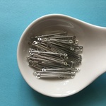スティックのコネクター（シルバー/30mm/80本）*連結チャーム