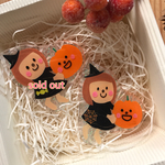 ブローチ！ハロウィン！かぼちゃと女の子