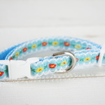 18～25.5cm★1cm幅★花柄★首輪