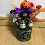 どんぐり人形ハロウィン飾り【置物】