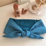 ガーゼ*ネッククーラー*大人色デニムブルー*turquoiseblue**再販