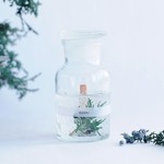 ジュニパーベリー精油100％／森の香り／音の出るアロマキャンドル／BOTANICAL BOTTLE