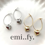 ♡辛口heartのフープピアス♡