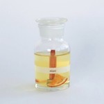 【TV紹介】オレンジブレンド／音の出るアロマキャンドル！精油100％ BOTANICAL BOTTLE CANDLE