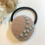 ミナペルホネンஐ tambourine くるみボタンのヘアゴムஐ 