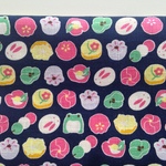 50×50★和菓子柄の生地