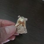 小さなアンティークレースの ミニチュアドール 4♡樹脂粘土♪