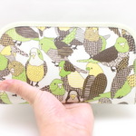 ラクチン♪長財布「エキセントリックインコ」