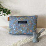 LIBERTY かくしマチポーチ ラミネート加工〈Audley  オードリー〉★リバティ りばてぃ