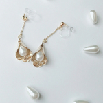 幸せ訪れる♡すずらんイヤリング/ピアス /樹脂ノンホールピアス