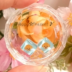 トイプードルのソーダcandyピアスorイヤリング❤️✨ 送料無料 犬 プードル 大人可愛い キラキラ プチプラ 限定 プレゼント ラッピング