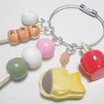 [好評]ミニキーリング*和菓子　7