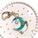 輝星とお月様のキーホルダー or バックチャーム